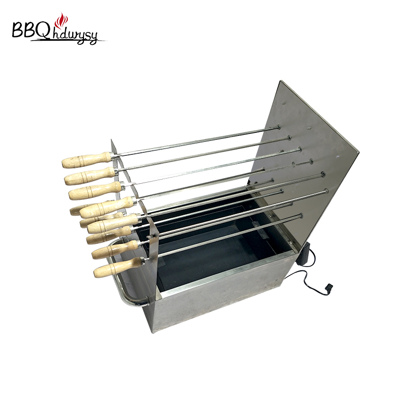 Mini removable skewer gear yakitori kebab electric bbq grill machine