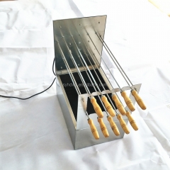 Mini removable skewer gear yakitori kebab electric bbq grill machine