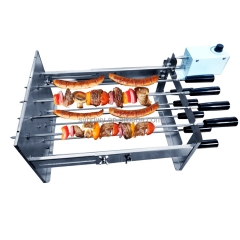 Heavy Duty Double layer Stainless Steel BBQ Universal Complete Gas Grill Rotisserie Kit