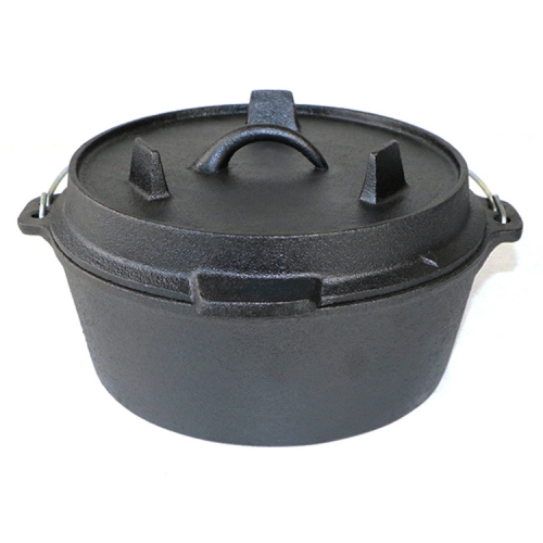 Outdoor cast iron picnic hanging bbq pot for sale